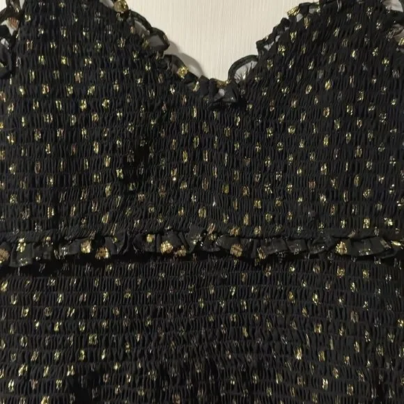 Likely Zephra Metallic Dot Dress Size 4 - Picture 4 of 9